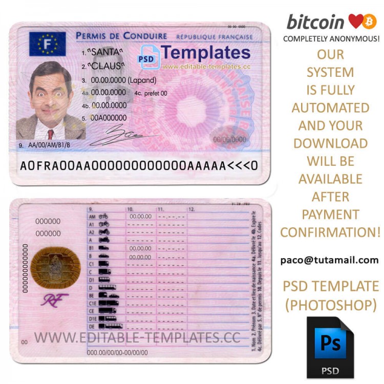 editable drivers license template free